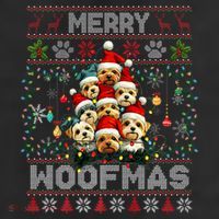 Yorkshire Terrier Christmas Tree Dog Lover Xmas Ugly Sweater Cool Comfort Performance Bucket Hat