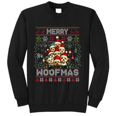 Yorkshire Terrier Christmas Tree Dog Lover Xmas Ugly Sweater Sweatshirt