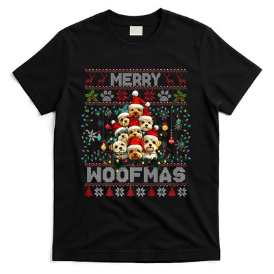 Yorkshire Terrier Christmas Tree Dog Lover Xmas Ugly Sweater T-Shirt