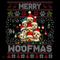 Yorkshire Terrier Christmas Tree Dog Lover Xmas Ugly Sweater T-Shirt