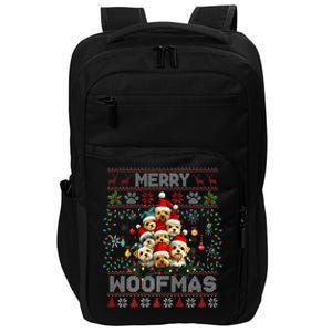 Yorkshire Terrier Christmas Tree Dog Lover Xmas Ugly Sweater Impact Tech Backpack