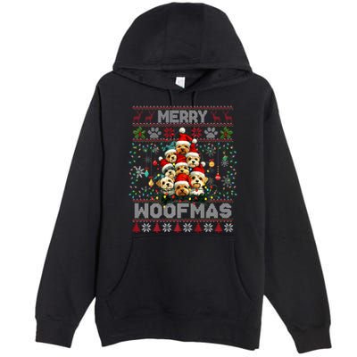 Yorkshire Terrier Christmas Tree Dog Lover Xmas Ugly Sweater Premium Pullover Hoodie