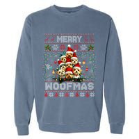Yorkshire Terrier Christmas Tree Dog Lover Xmas Ugly Sweater Garment-Dyed Sweatshirt
