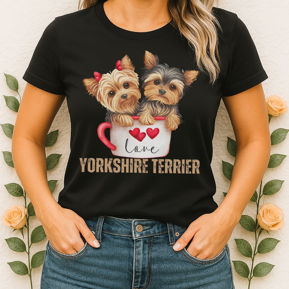 Yorkshire Terrier Dog Lover Gifts Yorkie Womens T-Shirt