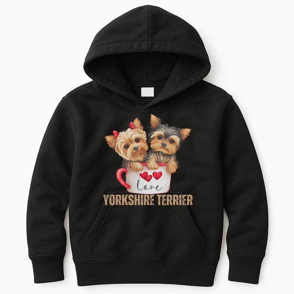 Yorkshire Terrier Dog Lover Gifts Yorkie Kids Hoodie