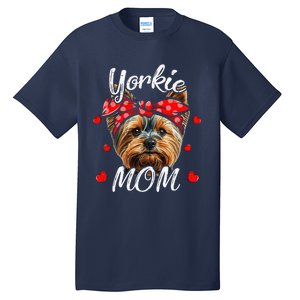 Yorkshire Terrier Dog Mom Yorkie MomFunny Mothers Day Tall T-Shirt