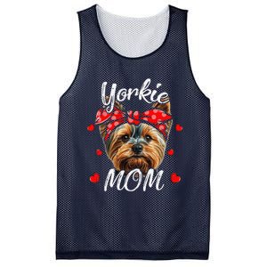 Yorkshire Terrier Dog Mom Yorkie MomFunny Mothers Day Mesh Reversible Basketball Jersey Tank