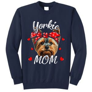 Yorkshire Terrier Dog Mom Yorkie MomFunny Mothers Day Tall Sweatshirt