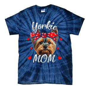 Yorkshire Terrier Dog Mom Yorkie MomFunny Mothers Day Tie-Dye T-Shirt