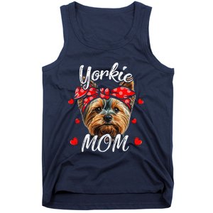 Yorkshire Terrier Dog Mom Yorkie MomFunny Mothers Day Tank Top