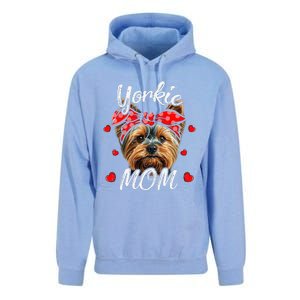 Yorkshire Terrier Dog Mom Yorkie MomFunny Mothers Day Unisex Surf Hoodie