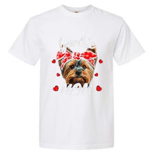 Yorkshire Terrier Dog Mom Yorkie MomFunny Mothers Day Garment-Dyed Heavyweight T-Shirt