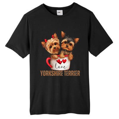 Yorkshire Terrier Dog Lover Gifts Yorkie Tall Fusion ChromaSoft Performance T-Shirt