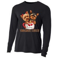 Yorkshire Terrier Dog Lover Gifts Yorkie Cooling Performance Long Sleeve Crew