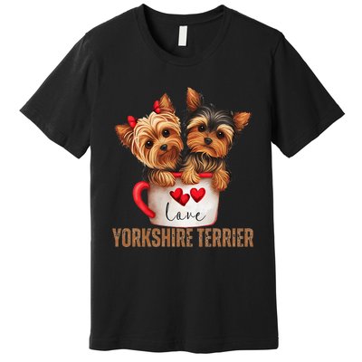 Yorkshire Terrier Dog Lover Gifts Yorkie Premium T-Shirt