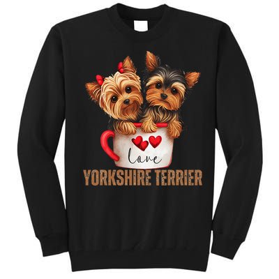 Yorkshire Terrier Dog Lover Gifts Yorkie Tall Sweatshirt