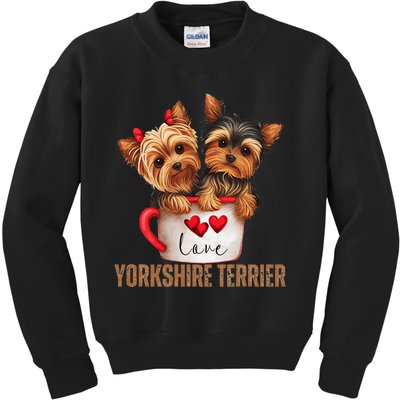 Yorkshire Terrier Dog Lover Gifts Yorkie Kids Sweatshirt