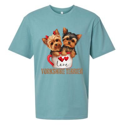 Yorkshire Terrier Dog Lover Gifts Yorkie Sueded Cloud Jersey T-Shirt