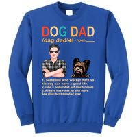 Yorkshire Terrier Dog Dad Definition For Daddy Fathers Day Gift Tall Sweatshirt