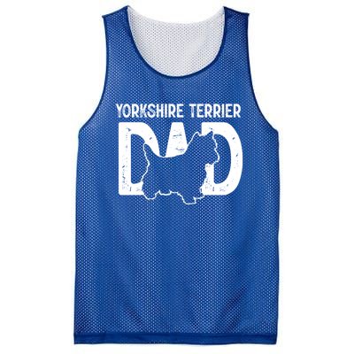 Yorkshire Terrier Dog Lover Funny Cute Puppy Dad Father Gift Mesh Reversible Basketball Jersey Tank