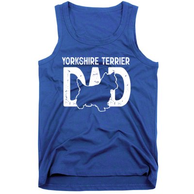 Yorkshire Terrier Dog Lover Funny Cute Puppy Dad Father Gift Tank Top