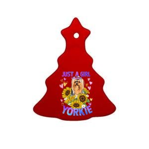 Yorkshire Terrier Dog Lover Funny Cute Puppy Gift Ceramic Tree Ornament