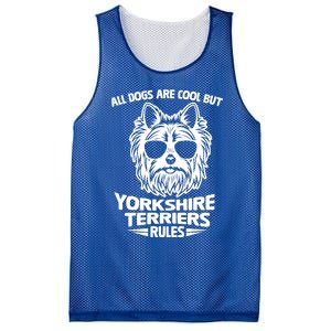 Yorkshire Terrier Dog Rule Funny Cute Christmas Puppy Lover Meaningful Gift Mesh Reversible Basketball Jersey Tank