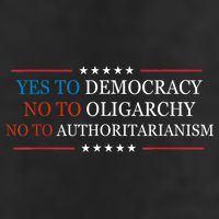 Yes To Democracy No To Oligarchy Bernie Sanders Quote Cool Comfort Performance Bucket Hat