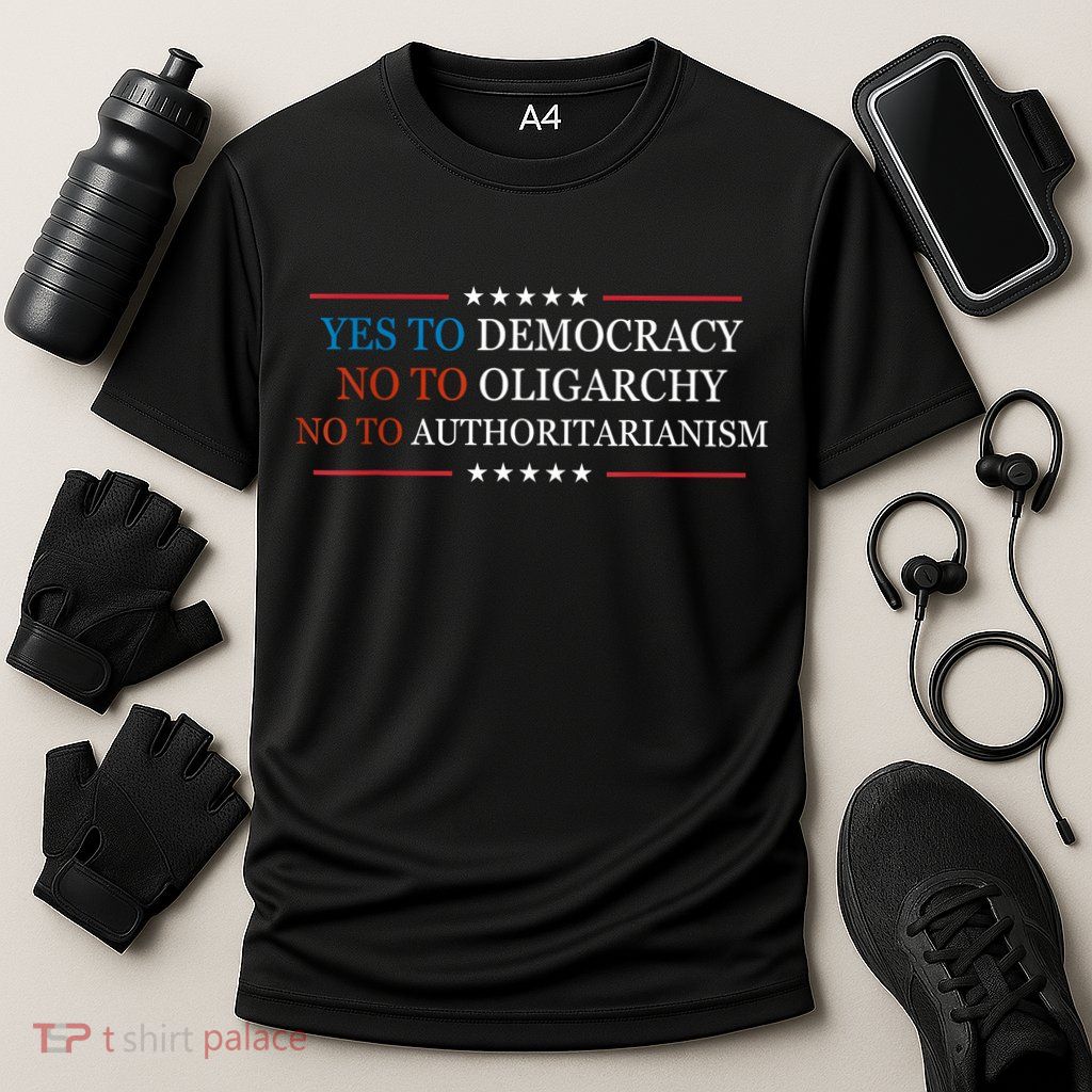 Yes To Democracy No To Oligarchy Bernie Sanders Quote Performance Shirt
