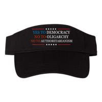Yes To Democracy No To Oligarchy Bernie Sanders Quote Visor