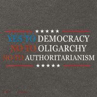 Yes To Democracy No To Oligarchy Bernie Sanders Quote Cotton Canvas Backpack