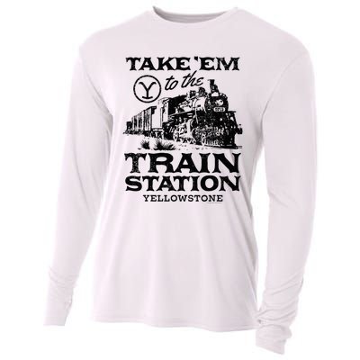 Yellowstone Take Em To The Train Station Cooling Performance Long Sleeve Crew