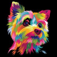 Yorkshire Terrier Funny Yorkie Pop Art Popart Dog Gift Doggie Tank