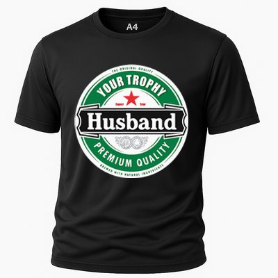 Your Trophy Husband Funny Married Cooling Performance Crew T-Shirt