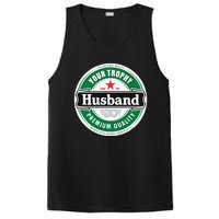 Your Trophy Husband Funny Married PosiCharge Competitor Tank