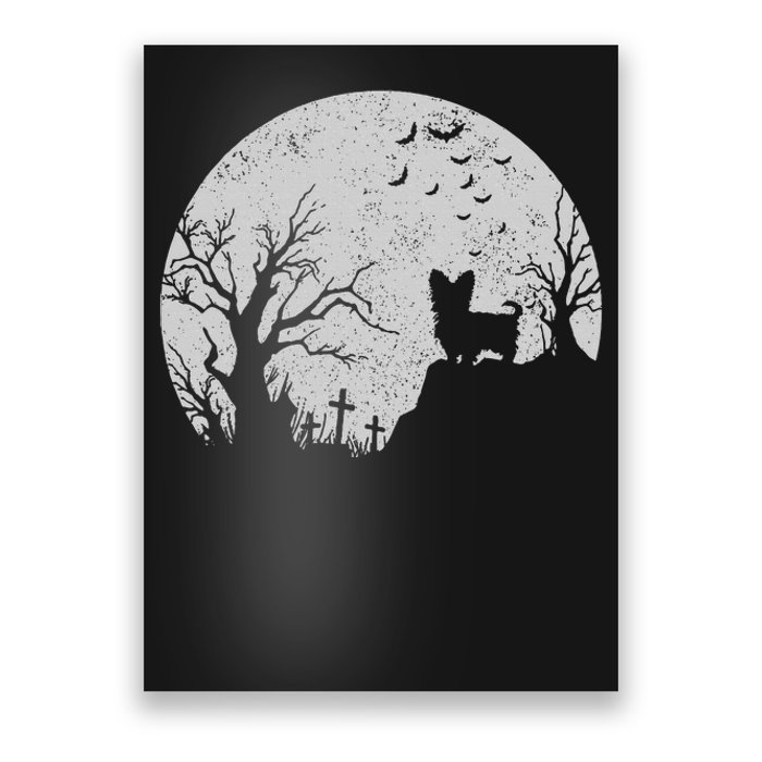 Yorkshire Terrier Halloween Dog Yorkie Dad Yorkie Mum Poster