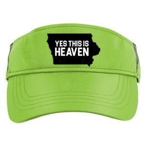 Yes This Is Heaven Iowa State Adult Drive Performance Visor