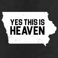 Yes This Is Heaven Iowa State Adult Drive Performance Visor