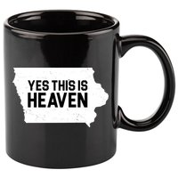 Yes This Is Heaven Iowa State 11oz C Handle Ceramic Mug