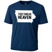 Yes This Is Heaven Iowa State Cooling Performance Crew T-Shirt