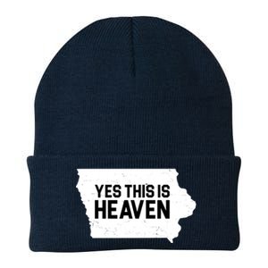 Yes This Is Heaven Iowa State Knit Cap Winter Beanie