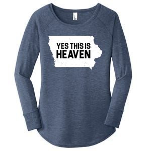 Yes This Is Heaven Iowa State Women's Perfect Tri Tunic Long Sleeve Shirt