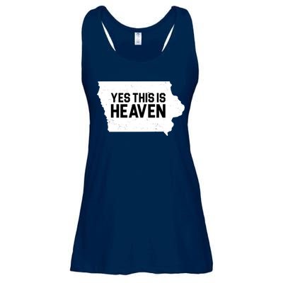 Yes This Is Heaven Iowa State Ladies Essential Flowy Tank
