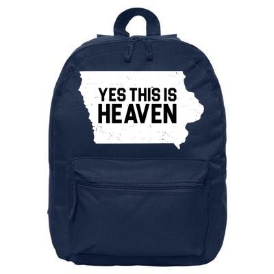 Yes This Is Heaven Iowa State 16 in Basic Backpack