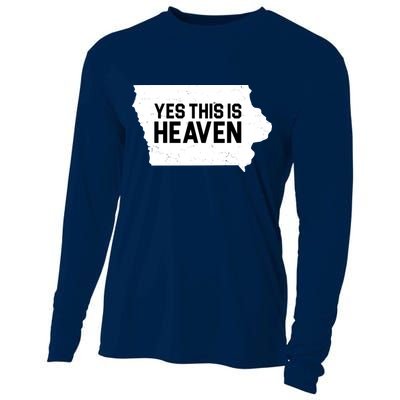 Yes This Is Heaven Iowa State Cooling Performance Long Sleeve Crew