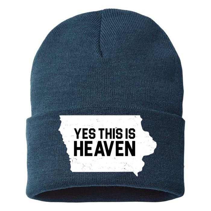 Yes This Is Heaven Iowa State Sustainable Knit Beanie