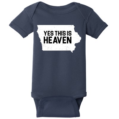 Yes This Is Heaven Iowa State Baby Bodysuit