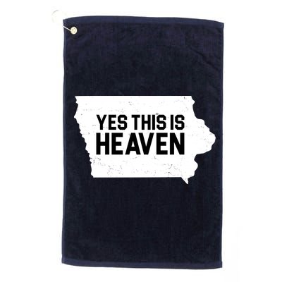 Yes This Is Heaven Iowa State Golf Towel