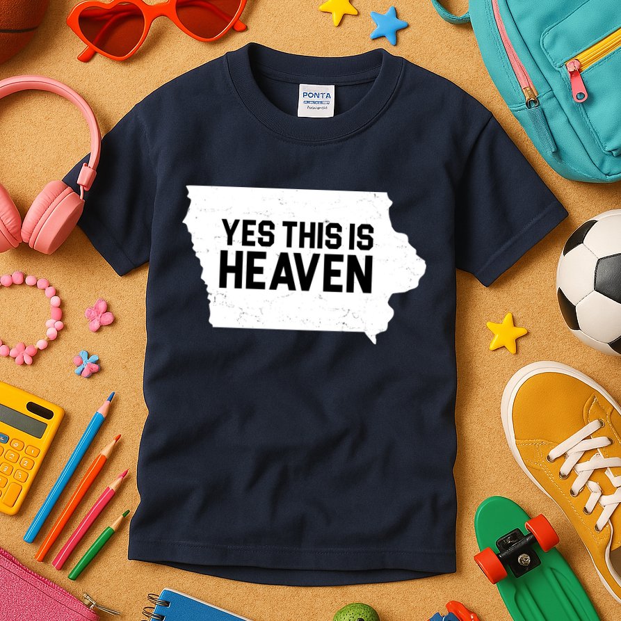 Yes This Is Heaven Iowa State Kids T-Shirt