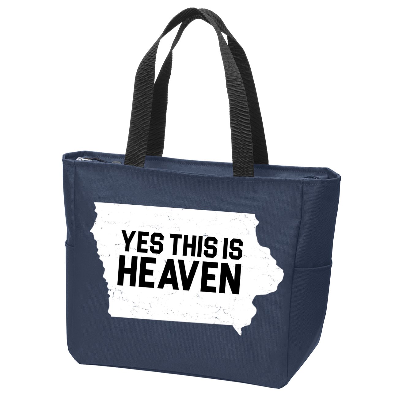 Yes This Is Heaven Iowa State Zip Tote Bag